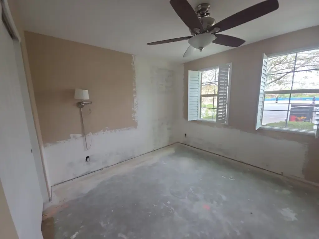 Drywall Repair After Water Damage in Buckeye — guest bedroom drywall