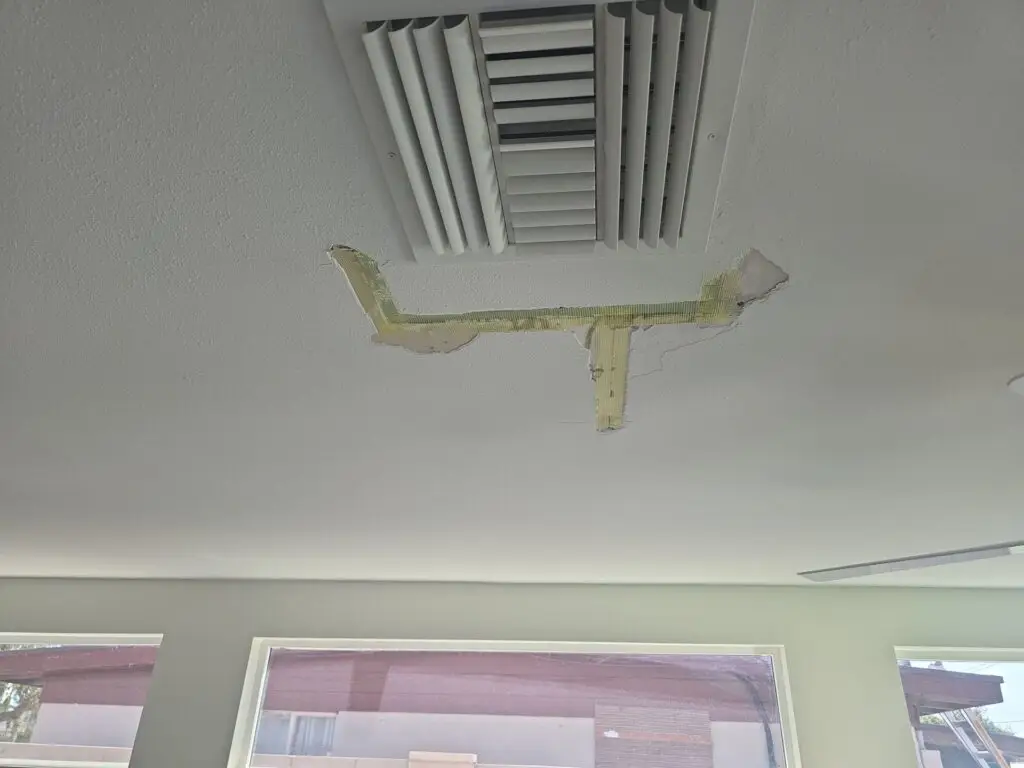 Drywall Repair from Water Damage in Phoenix — dust protection during repair